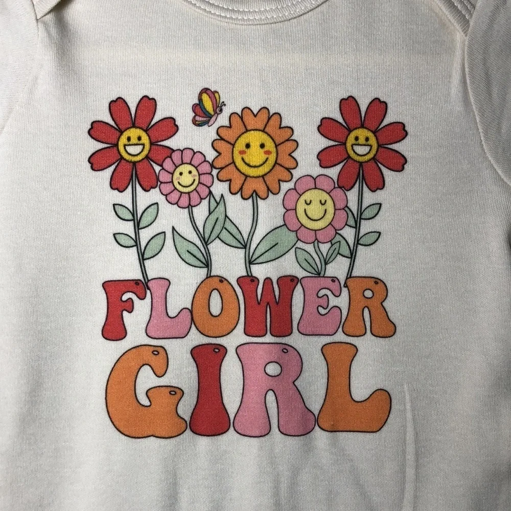 Gerber 12 months Flower Girl Onesie‎ and 10